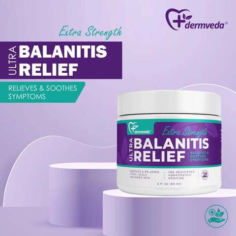 Dermveda extra strength cream provides balanitis relief, soothes symptoms