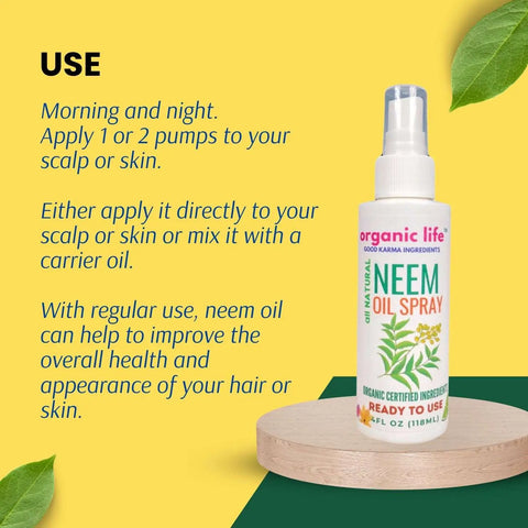Neem Oil for Hair and Skin. Natural Herbs infused to sooth dry Itchy s