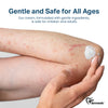 Image depicting skin with raised red welts caused by hives due to insect bites, highlighting allergic reaction symptoms