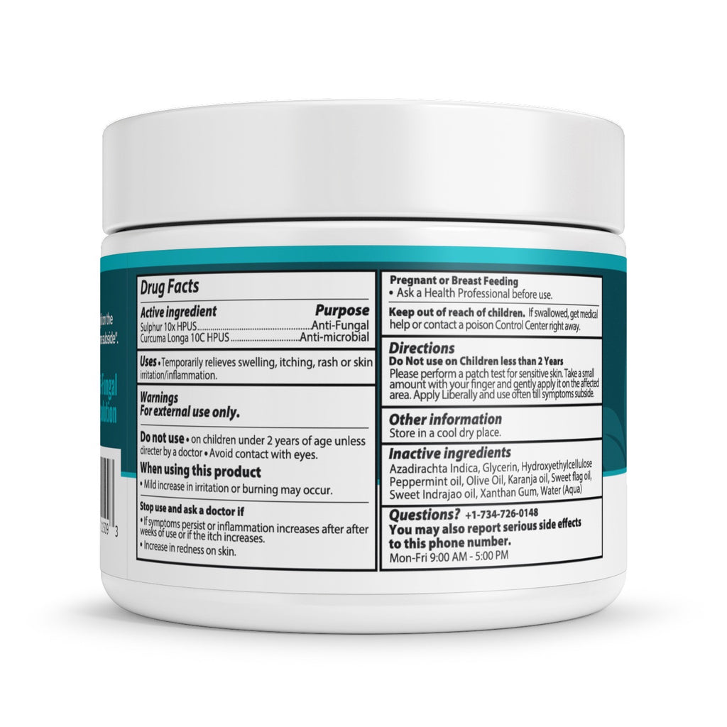 Jock Itch cream drug facts