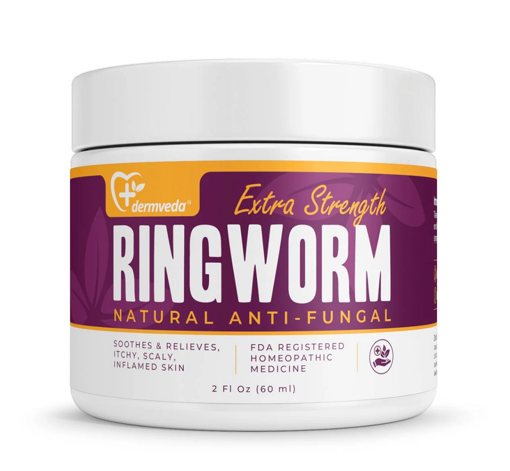 Dermveda extra strength ringworm treatment, natural anti-fungal medicine.