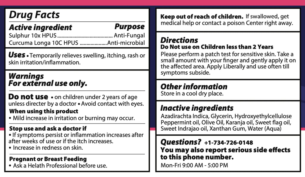 Drug facts for antifungal cream, active ingredients and purpose