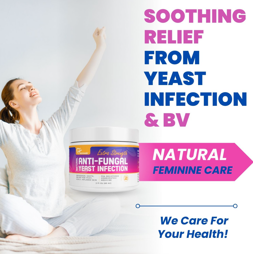 Herbal Antifungal Cream for Vaginal Yeast Infections by Dermveda