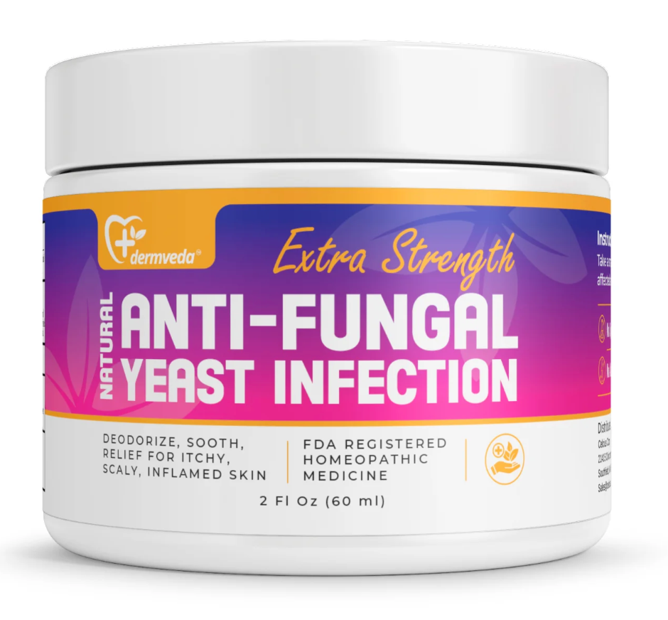 Dermveda Anti-Fungal Yeast Infection Cream natural herbal treatment