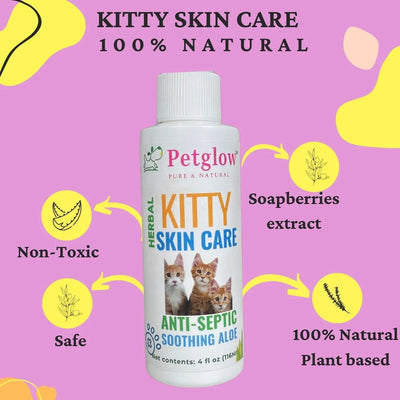 Cat Skin Itch relief Dandruff Dry Shampoo Grooming Spray.