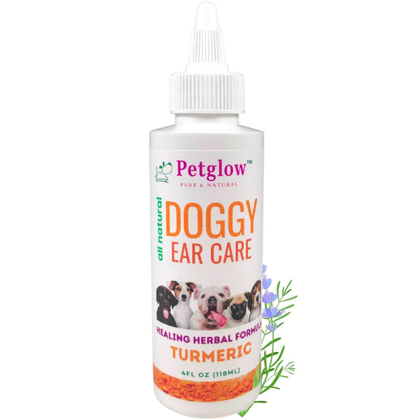 Turmeric Dog Ear Cleaner for Wax, Debris and Inflammation.