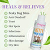 Cat Skin Itch relief Dandruff Dry Shampoo Grooming Spray.